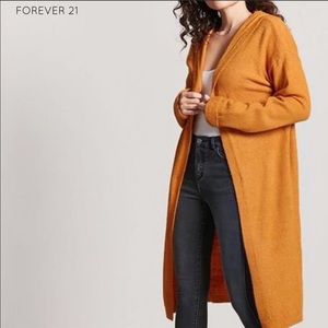 Gold Duster/ Open Cardigan